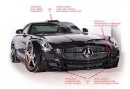 Kit carrosserie MEC Design pour Mercedes SLS