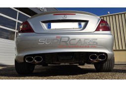 Silencieux arrière doute/gauche SuperSprint pour Mercedes SLK 200K/350/280 (R171)
