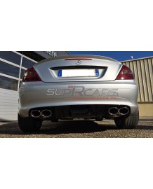 Silencieux arrière doute/gauche SuperSprint pour Mercedes SLK 200K/350/280 (R171)