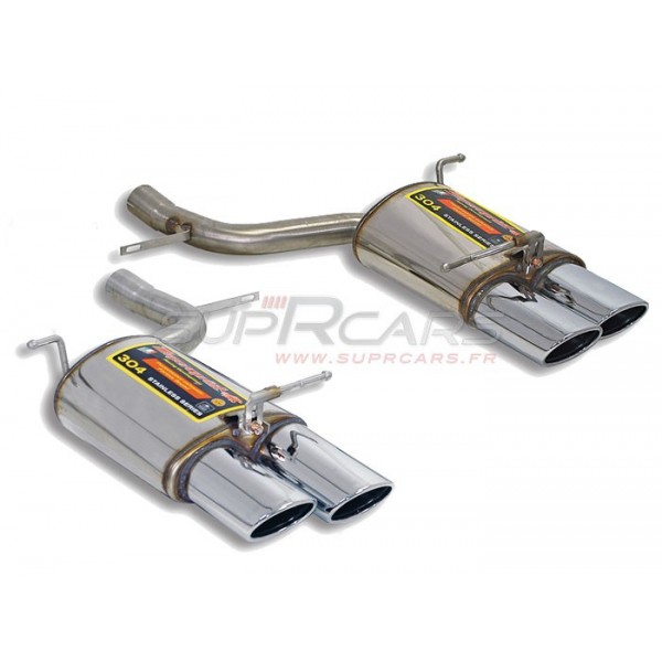 Silencieux arrière doute/gauche SuperSprint pour Mercedes SLK 200K/350/280 (R171)