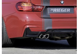 Diffuseur arrière Rieger 2 sorties à gauche pour Bmw Série 4 (F32/33/36) Pack M