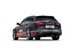 Ligne d'échappement Akrapovic pour Audi RS6 Avant (2014-)