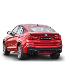 Echappement sport " Racing" Supersprint pour Bmw X4 435d X-Drive (F26)