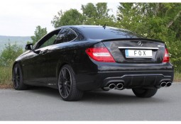 Echappement sport Fox pour Mercedes Classe C Coupé (C204) 4 Cylindres