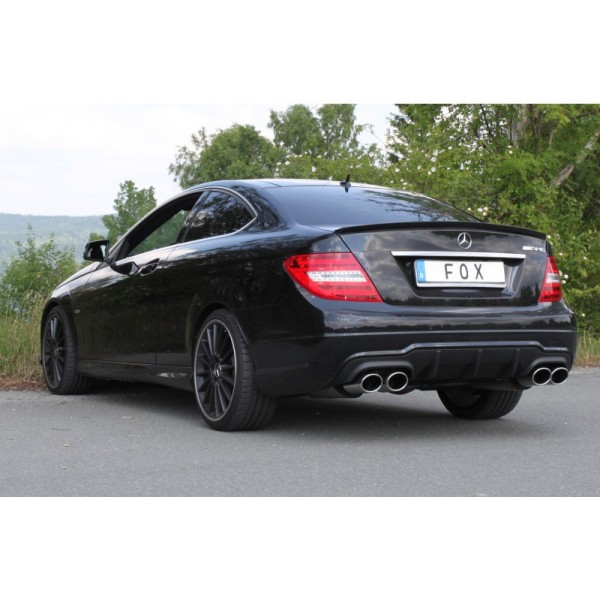 Echappement sport Fox pour Mercedes Classe C Coupé (C204) 4 Cylindres