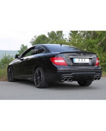 Echappement sport Fox pour Mercedes Classe C Coupé (C204) 4 Cylindres