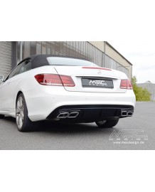 Diffuseur arrière + embouts échappement MEC DESIGN pour Mercedes Classe E (C207) Pack AMG (-2013)