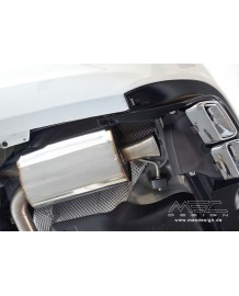 Diffuseur arrière + embouts échappement MEC DESIGN pour Mercedes Classe E (C207) Pack AMG (-2013)