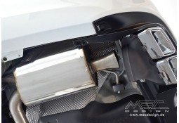 Diffuseur arrière + embouts échappement MEC DESIGN pour Mercedes Classe E (C207) Pack AMG (-2013)