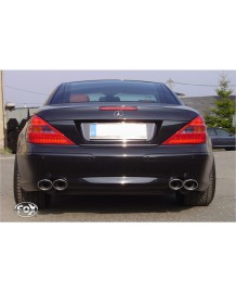 Echappement sport FOX look AMG pour Mercedes SL 500 (R230)