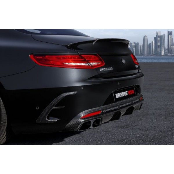 Extensions de pare-chocs arrière BRABUS en Carbone pour Mercedes Classe S Coupé Pack AMG & 63 AMG & 65 AMG (C217) 