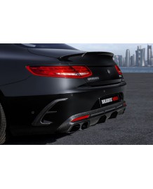 Extensions de pare-chocs arrière BRABUS en Carbone pour Mercedes Classe S Coupé Pack AMG & 63 AMG & 65 AMG (C217) 