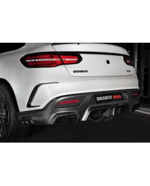 Extensions de pare-chocs arrière en Carbone BRABUS pour Mercedes GLE 63 AMG Coupé (C292)