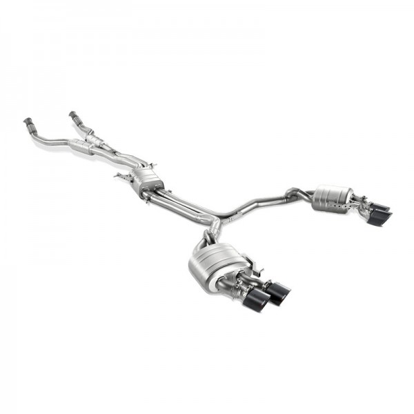 Ligne d'échappement Cat-Back Akrapovic en Titane pour Audi S6 Avant/limousine (C7)(2013-)