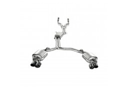 Ligne d'échappement Cat-Back Akrapovic en Titane pour Audi S6 Avant/limousine (C7)(2013-)