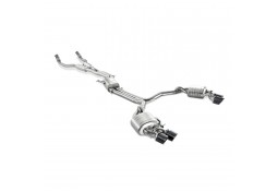 Ligne d'échappement Cat-Back Akrapovic en Titane pour Audi S6 Avant/limousine (C7)(2013-)