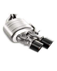 Ligne d'échappement Cat-Back Akrapovic en Titane pour Audi S6 Avant/limousine (C7)(2013-)