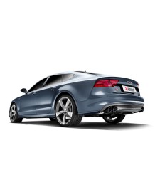 Ligne d'échappement Cat-Back Akrapovic en Titane pour Audi S7 Sportback (C7)(2013-)