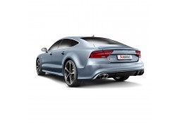 Ligne d'échappement Cat-Back Akrapovic en Titane pour Audi RS7 Sportback (C7)(2013-)