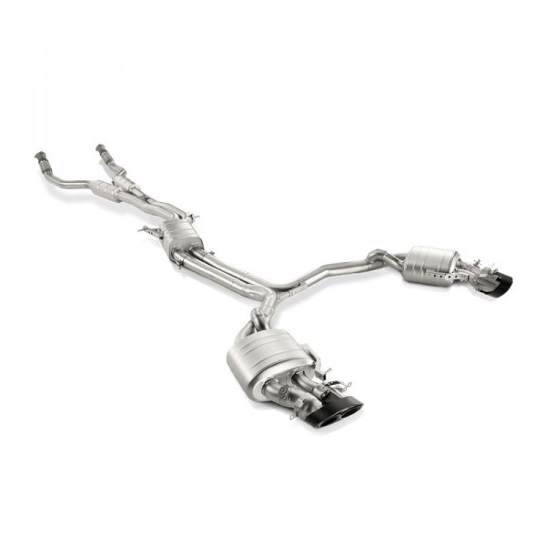 Ligne d'échappement Cat-Back Akrapovic en Titane pour Audi RS7 Sportback (C7)(2013-)