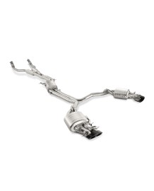 Ligne d'échappement Cat-Back Akrapovic en Titane pour Audi RS7 Sportback (C7)(2013-)