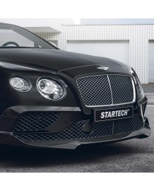 Extensions de pare-chocs avant en carbone STARTECH pour Bentley Continental GTC (2015-)