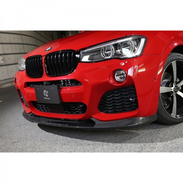 Spoiler avant en Carbone 3DDesign pour Bmw X4 Pack M (F26)