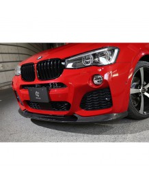 Spoiler avant en Carbone 3DDesign pour Bmw X4 Pack M (F26)