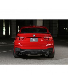 Diffuseur arrière en Carbone 3DDesign pour Bmw X4 Pack M (F26)