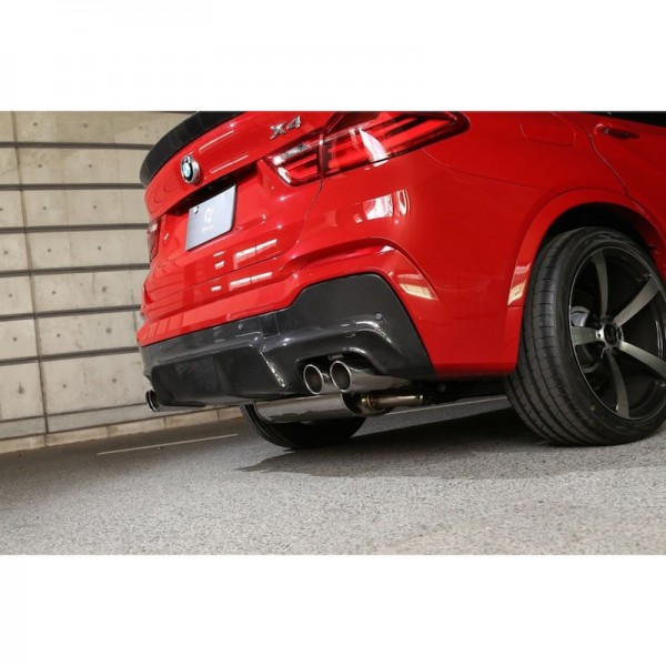 Diffuseur arrière en Carbone 3DDesign pour Bmw X4 Pack M (F26)