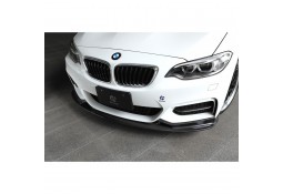 Spoiler avant en Carbone 3DDesign pour Bmw Série 2 Pack M (F22)