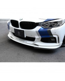 Lames de Spoiler avant en carbone 3DDesign pour Bmw Série 4 (F32/F33/F36) Pack M