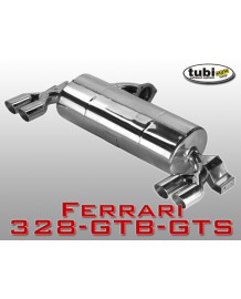 Echappement sport Inox Tubi Style pour Ferrari 328 Catalysée / Mondial 3,2