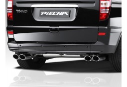 Echappement PIECHA Mercedes Viano / Vito W639 Compact -Silencieux 4 sorties