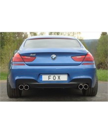 Echappement sport FOX 4 sorties pour BMW Série 6  640i (F12/F13) Pack M