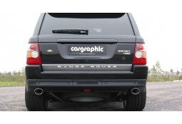 Echappement sport Inox CarGraphic pour Range Rover Sport 2,7 / 3,0 TDV6 / SDV6 (2005-2013)