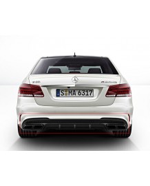 Diffuseur arrière + embouts échappements E63 AMG pour Mercedes Classe E Pack AMG (W212 2013-)