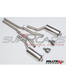 Ligne d'échappement Cat-Back MILLTEK SPORT pour Audi RS6 C5 V8 Bi-Turbo (2002-2004)