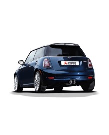 Ligne d'échappement Cat-Back Akrapovic en Inox pour Mini Copper S R56 / R57 (inclus Cabrio)