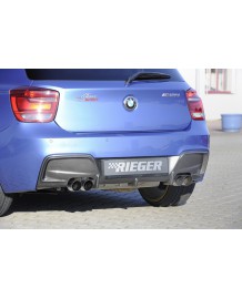 Diffuseur arrière Rieger 4 sorties pour Bmw Série 1 (F20/21) Pack M (09/2011-03/2015)