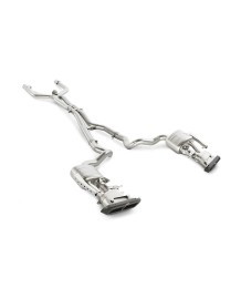 Echappement AKRAPOVIC pour Mercedes C63 S AMG Berline/Break W/S205 (2014-2019)- Ligne Cat-Back à valves