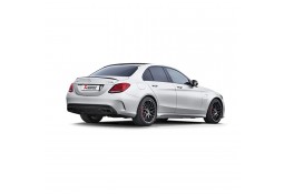 Echappement AKRAPOVIC pour Mercedes C63 S AMG Berline/Break W/S205 (2014-2019)- Ligne Cat-Back à valves