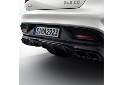 Diffuseur arrière + embouts échappements GLE Coupé 63 AMG BLACK pour Mercedes GLE Coupé C292 Pack AMG