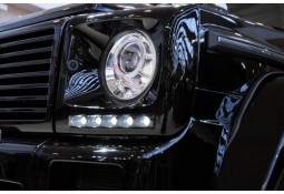 Entourages de feux avants avec feux de jour LED BRABUS pour Mercedes Classe G (W463)