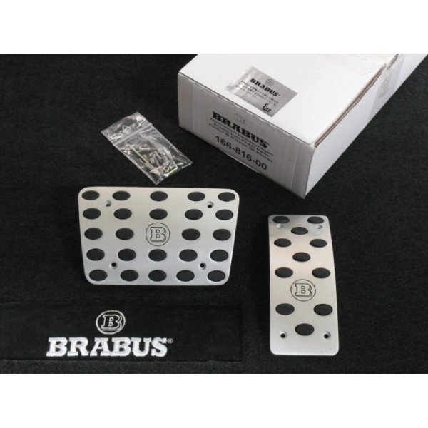 Pédalier Aluminium BRABUS pour Mercedes Classe C + 43 + 63 AMG W/S/C/A205