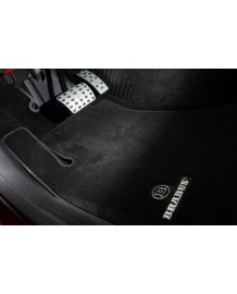 Tapis en velours Noir et Nubuck BRABUS pour Mercedes GLC X253 