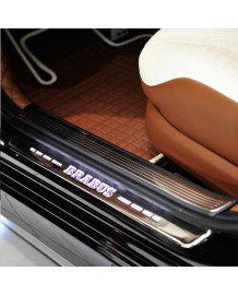 Seuils de portes lumineux en carbone BRABUS pour Mercedes AMG GT C190
