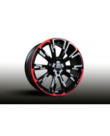 Jante BRABUS Monoblock R Red/Black 19" pour Mercedes Classe A W176