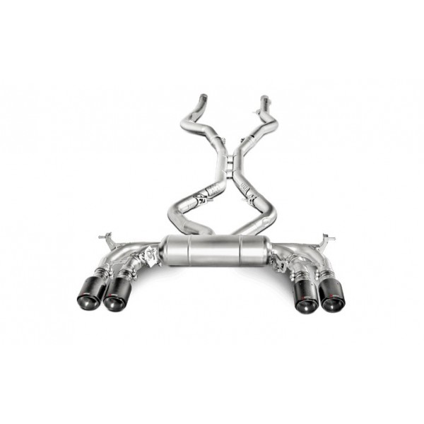 Ligne d'échappement Cat-Back AKRAPOVIC en Titane pour BMW X5 M (F85)