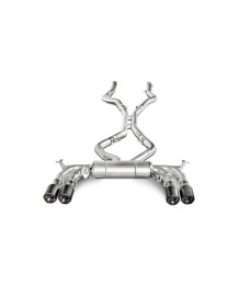 Echappement AKRAPOVIC pour BMW X5M F85 - Ligne Cat-Back à valves